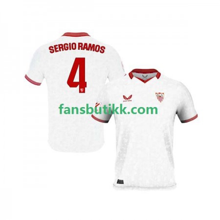 Fotballdrakt FC Sevilla Sergio Ramos 4 Hjemmetrøye 2023-2024 Kortermet